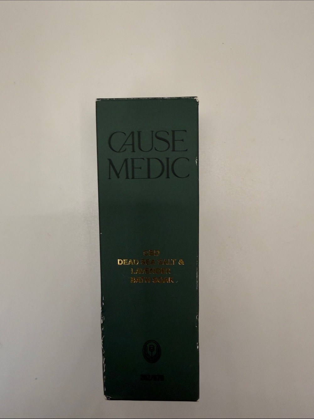 CAUSE MEDIC Dead Sea Salt & Lavender Bath Soak - Forest Green Box